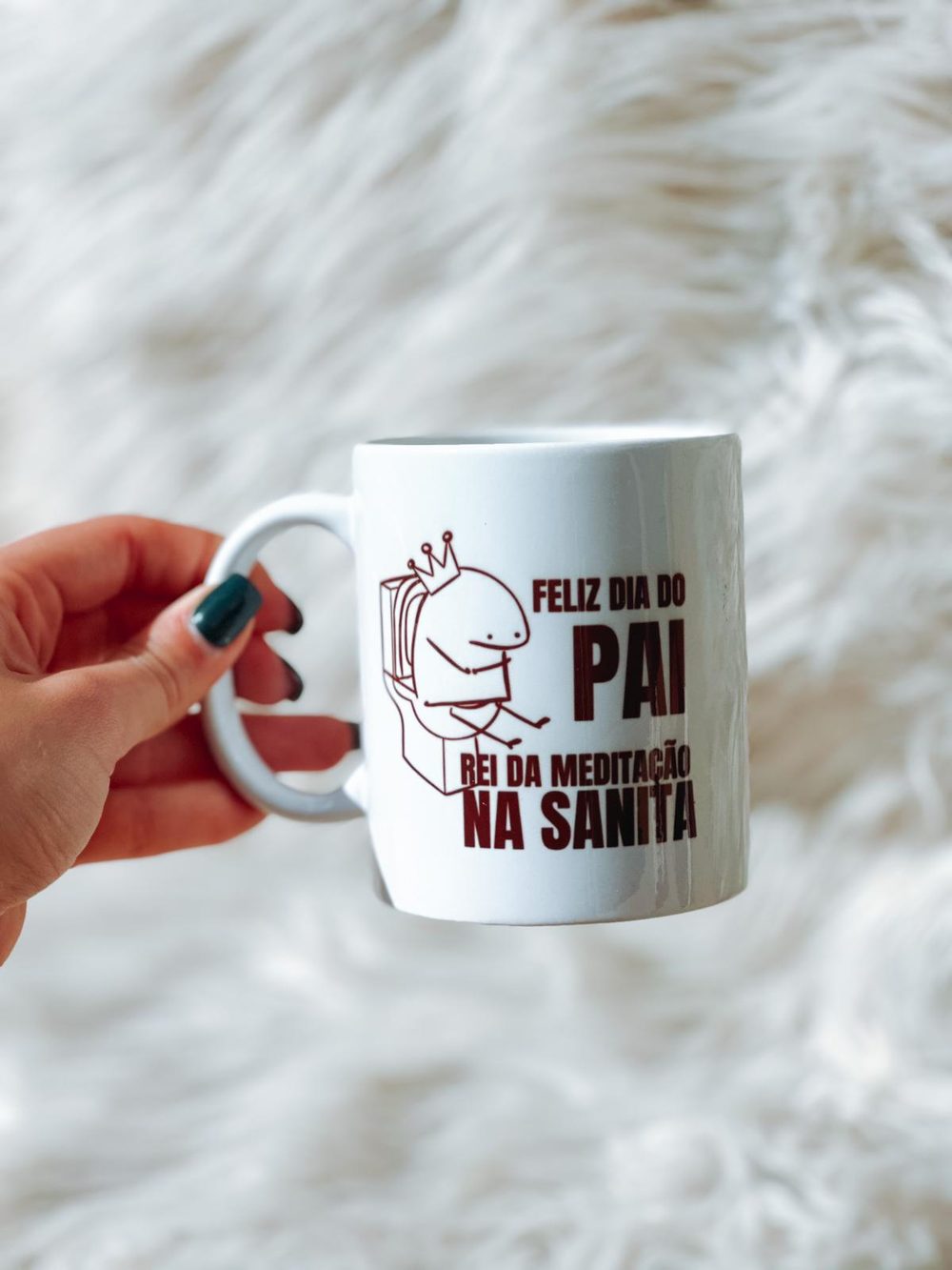 Caneca "Rei da meditação na Sanita" — foto 1